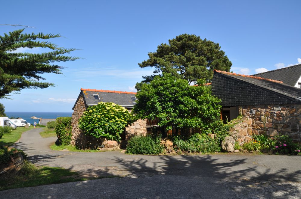 Entrée du camping Panorama du Rohou, près de l'île de Bréhat dans les Côtes d'Armor (Bretagne)